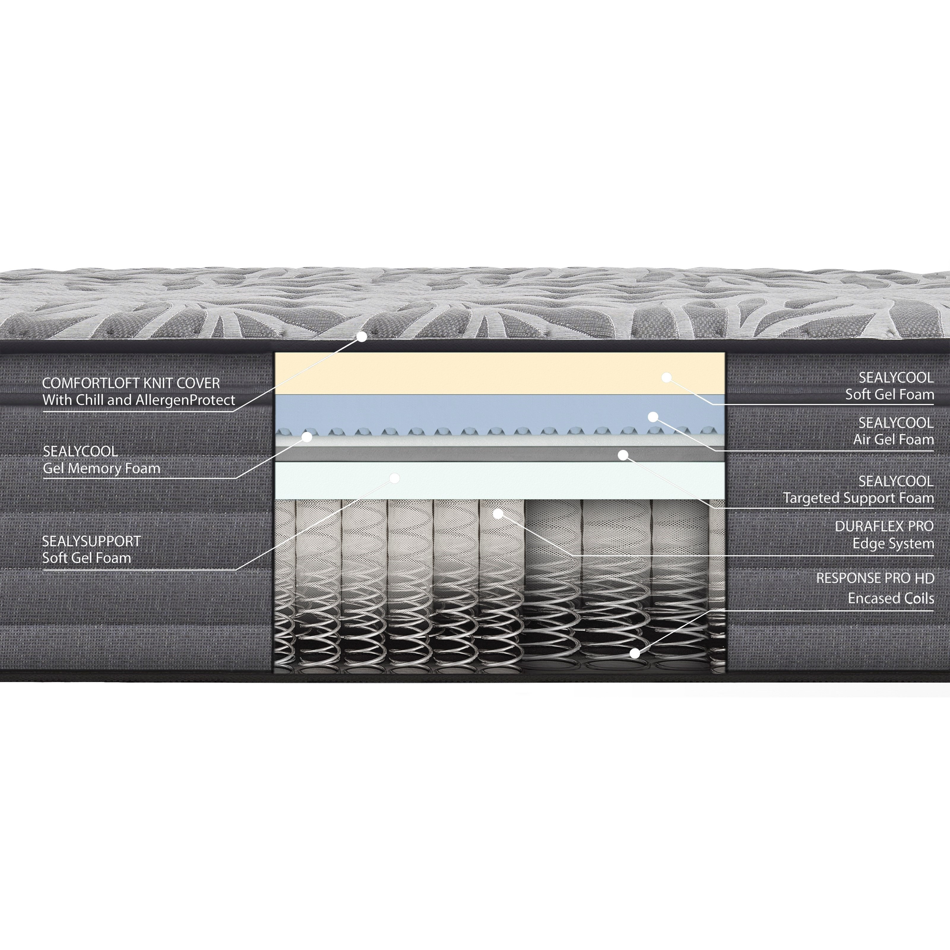 Sealy thorton plush euro pillowtop discount